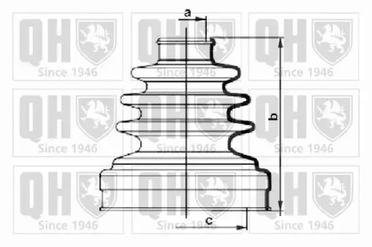 Комплект пыльника QUINTON HAZELL QJB1016