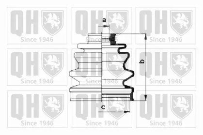 Комплект пыльника QUINTON HAZELL QJB102