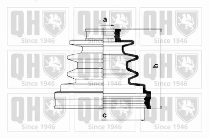 Комплект пыльника QUINTON HAZELL QJB1026