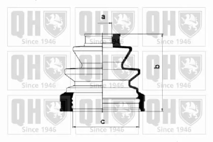 Комплект пыльника QUINTON HAZELL QJB1027