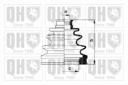 Комплект пыльника QUINTON HAZELL QJB1031