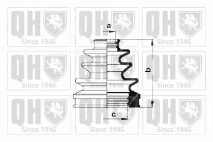 Комплект пыльника QUINTON HAZELL QJB1032