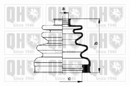 Комплект пыльника QUINTON HAZELL QJB1034
