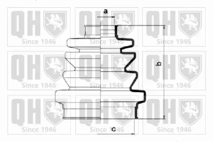 Комплект пыльника QUINTON HAZELL QJB1035