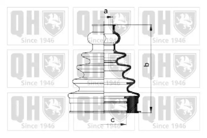 Комплект пыльника QUINTON HAZELL QJB1037