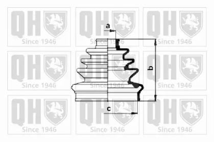 Комплект пыльника QUINTON HAZELL QJB1040