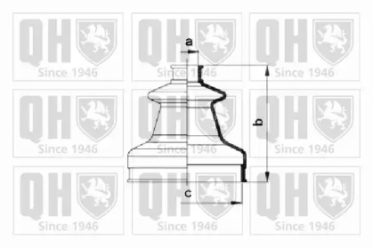 Комплект пыльника QUINTON HAZELL QJB1041