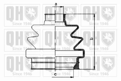 Комплект пыльника QUINTON HAZELL QJB1045