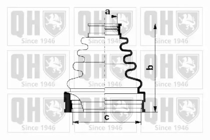 Комплект пыльника QUINTON HAZELL QJB1048