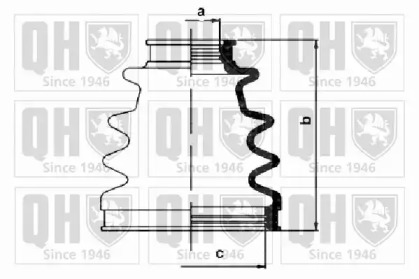 Комплект пыльника QUINTON HAZELL QJB1049