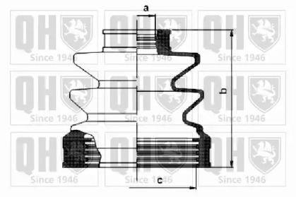 Комплект пыльника QUINTON HAZELL QJB1052