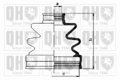 Комплект пыльника QUINTON HAZELL QJB1053