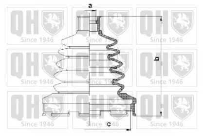 Комплект пыльника QUINTON HAZELL QJB1055