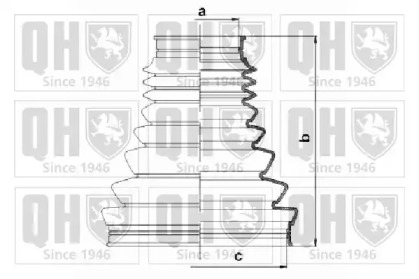 Комплект пыльника QUINTON HAZELL QJB1056