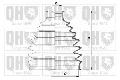 Комплект пыльника QUINTON HAZELL QJB1057