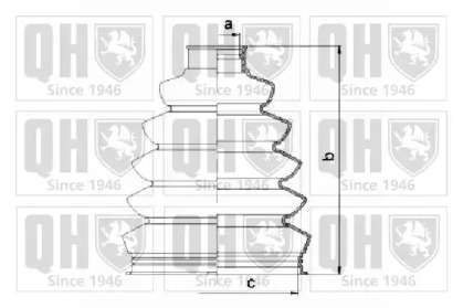 Комплект пыльника QUINTON HAZELL QJB1059