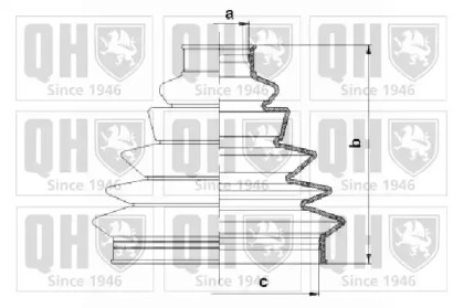 Комплект пыльника QUINTON HAZELL QJB1060