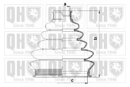 Комплект пыльника QUINTON HAZELL QJB1061