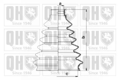 Комплект пыльника QUINTON HAZELL QJB1066