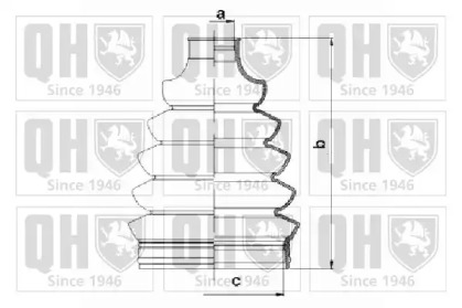 Комплект пыльника QUINTON HAZELL QJB1069