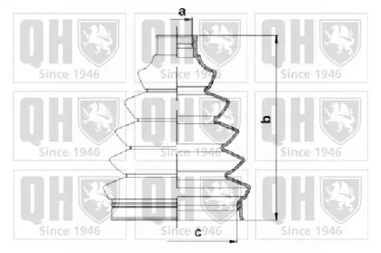 Комплект пыльника QUINTON HAZELL QJB1071
