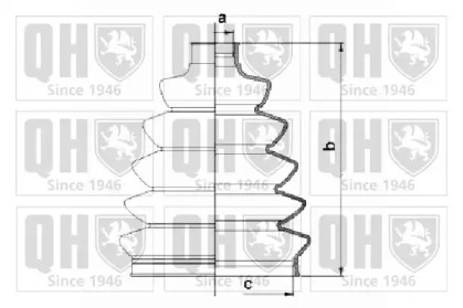 Комплект пыльника QUINTON HAZELL QJB1073