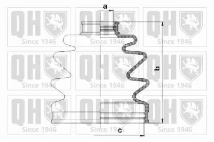 Комплект пыльника QUINTON HAZELL QJB1077