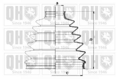 Комплект пыльника QUINTON HAZELL QJB1079