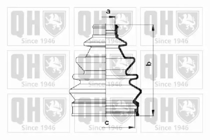 Комплект пыльника QUINTON HAZELL QJB108