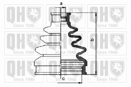 Комплект пыльника QUINTON HAZELL QJB1084