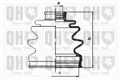 Комплект пыльника QUINTON HAZELL QJB1098
