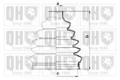 Комплект пыльника QUINTON HAZELL QJB1099