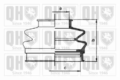 Комплект пыльника QUINTON HAZELL QJB1100