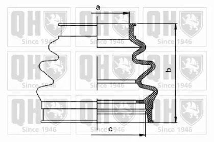 Комплект пыльника QUINTON HAZELL QJB1105