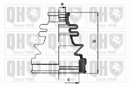 Комплект пыльника QUINTON HAZELL QJB1109