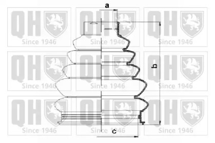 Комплект пыльника QUINTON HAZELL QJB1110
