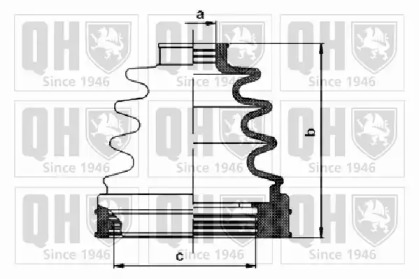 Комплект пыльника QUINTON HAZELL QJB1111