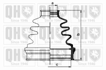 Комплект пыльника QUINTON HAZELL QJB1113