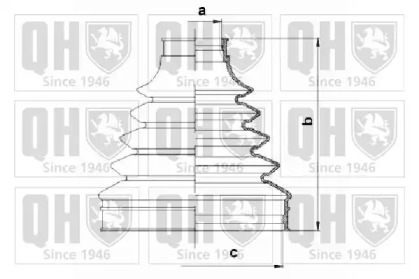 Комплект пыльника QUINTON HAZELL QJB1118