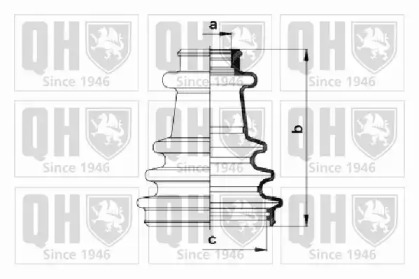 Комплект пыльника QUINTON HAZELL QJB112