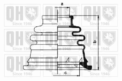 Комплект пыльника QUINTON HAZELL QJB1126