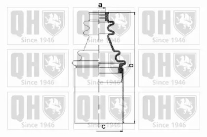 Комплект пыльника QUINTON HAZELL QJB1127