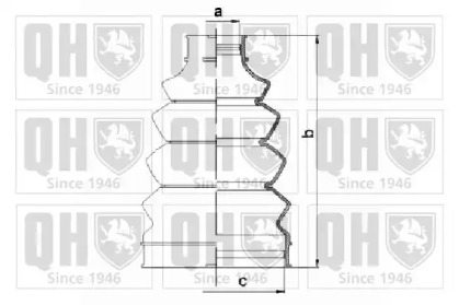 Комплект пыльника QUINTON HAZELL QJB1138