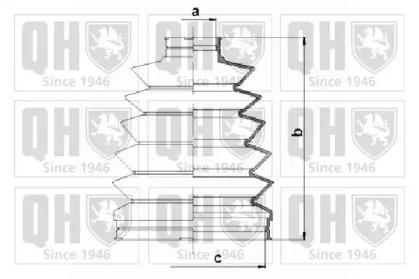 Комплект пыльника QUINTON HAZELL QJB1144