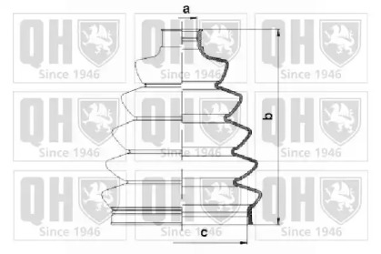 Комплект пыльника QUINTON HAZELL QJB1147