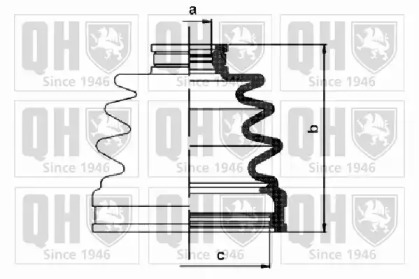 Комплект пыльника QUINTON HAZELL QJB1149
