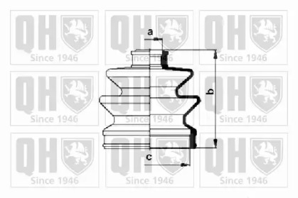 Комплект пыльника QUINTON HAZELL QJB115