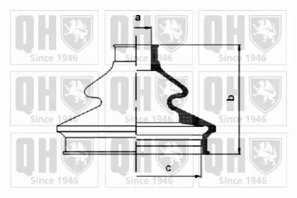 Комплект пыльника QUINTON HAZELL QJB1158