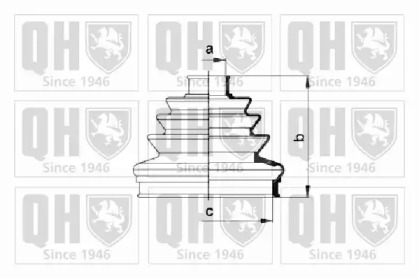 Комплект пыльника QUINTON HAZELL QJB117