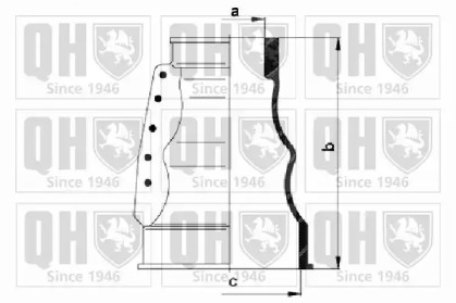 Комплект пыльника QUINTON HAZELL QJB118